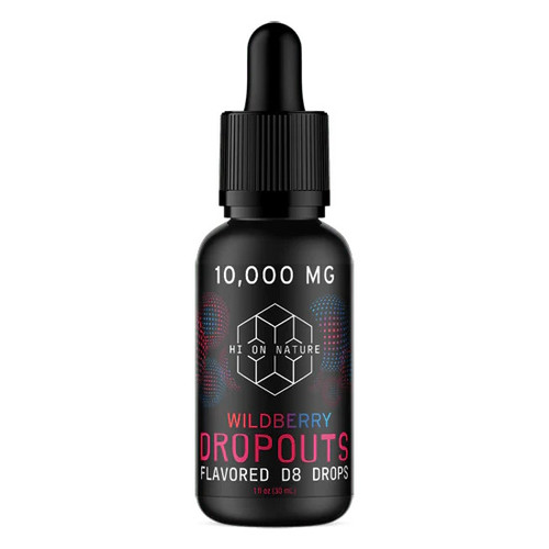 10,000mg DELTA 8 DROPOUTS Tincture - WILDBERRY