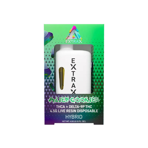 THCA 4.5G Disposable Vape | Adios Blend | Extrax | Alien Cookies