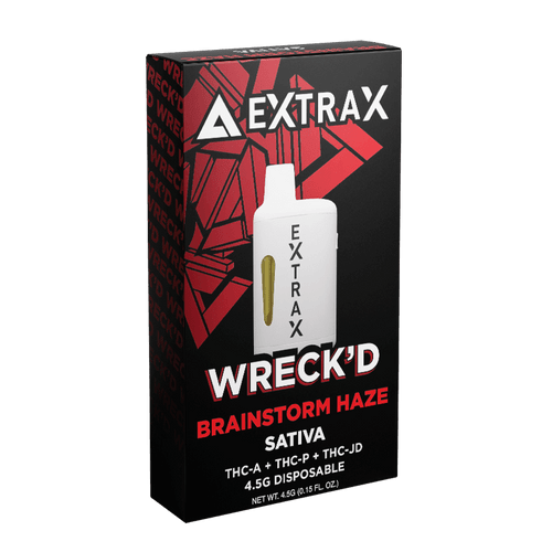 Extrax Wreck'D THCA + THCP 4.5G Disposable Vape Pen | Brainstorm Haze