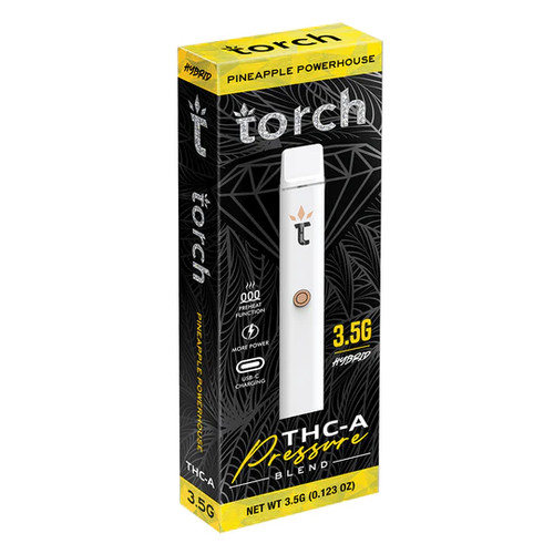 Torch Pressure Blend THCA Disposable Vape Pen | 3.5G | Hybrid | Pineapple Powerhouse