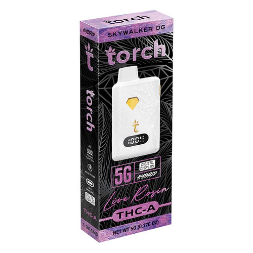 Torch Live Rosin THCA Disposable Vape Pen | 5G | Skywalker OG | Hybrid