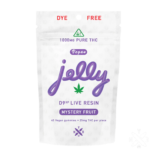 Jelly D9XP Live Resin Gummies | 1000MG THC | Vegan | Mystery Fruit