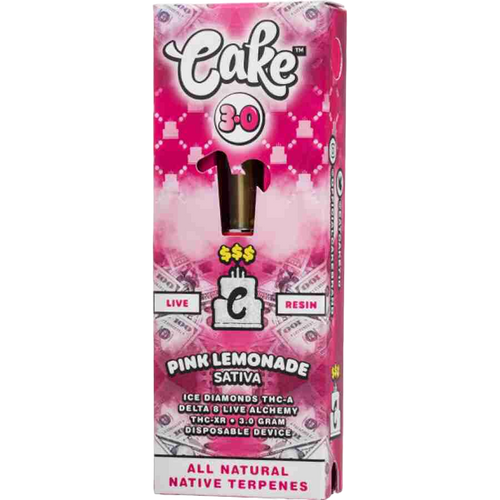 Cake $$$ Moneyline Live Resin Disposable Vape Pen | 3G | Pink Lemonade