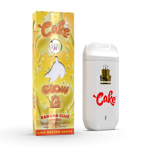 Cake Glow THC-A Disposable Vape Pen | 3G | Banana Glue