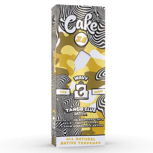 Cake Wavy Live Resin Disposable Vape Pen | 3G | Tangie Glue