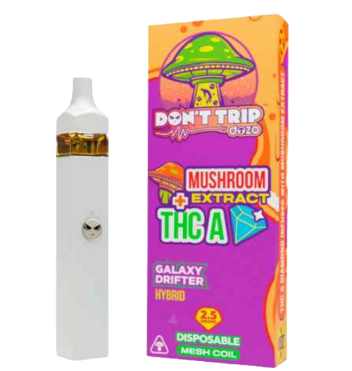 DOZO Don't Trip Mushroom Extracts THC-A Disposable Vape Pen | 2.5G | Galaxy Drifter