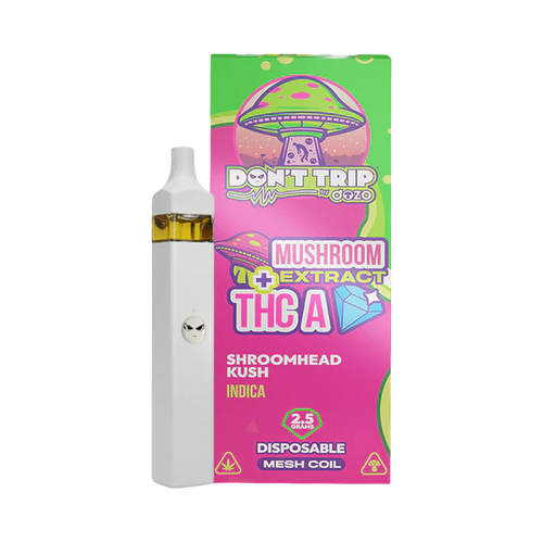 DOZO Don't Trip Mushroom Extracts THC-A Disposable Vape Pen | 2.5G | Shroomhead Kush