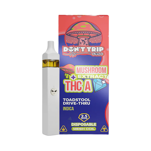 DOZO Don't Trip Mushroom Extracts THC-A Disposable Vape Pen | 2.5G | Toadstool Drive-Thru