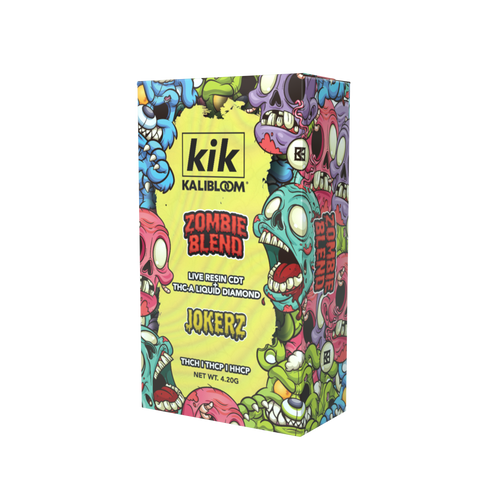 KIK Zombie Blend Live Resin THC-A Liquid Diamond Disposable Vape Pen | 4.2G | Jokerz