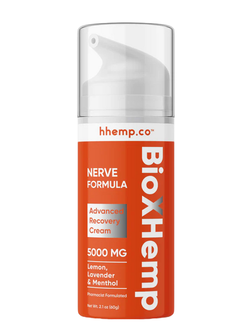 BioXHemp Advanced Nerve Recovery Cream | 5000MG | Lemon - Lavender -  Menthol