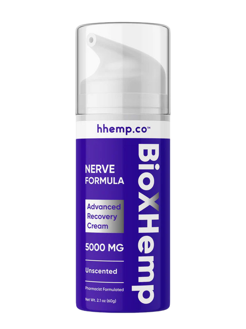 BioXHemp Advanced Nerve Recovery Cream | 5000MG | Unscented