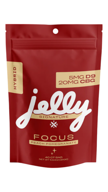 Jelly Signature Series Gummies | 5MG D9 THC | 20MG CBG | Multi Flavor