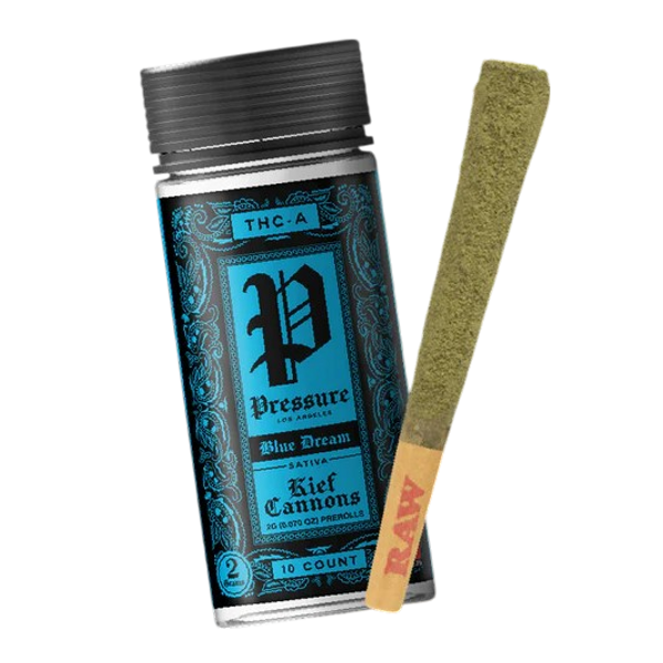 Pressure LA Kief Coated Cannons Pre-rolls | 2 Grams | 10 Count | Sativa |  Multi Flavors