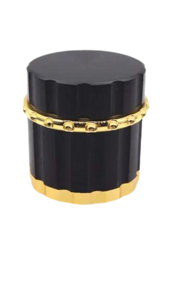 Herb | 4 Part Grinder | 2IN (55MM) | Black & Gold Lined Two Toned