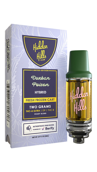 Hidden Hills Fresh Frozen Cartridges | Heady Blend | 2G | Multi Flavors
