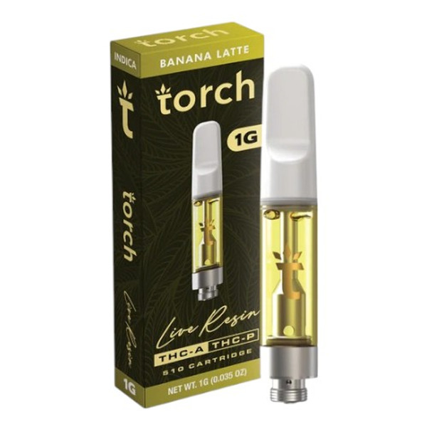 Torch Live Resin Vape Cartridge | THC-A THC-P Delta 8+CBN | 1G | Multi Flavors