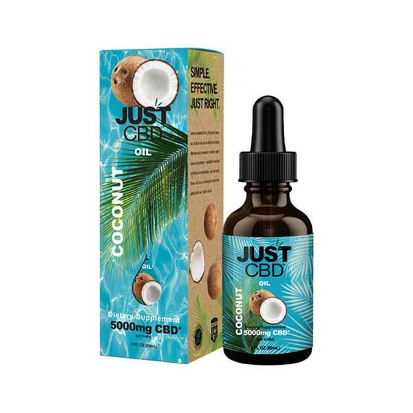 JUST CBD Oil Tincture | 5000MG | Coconut Flavor