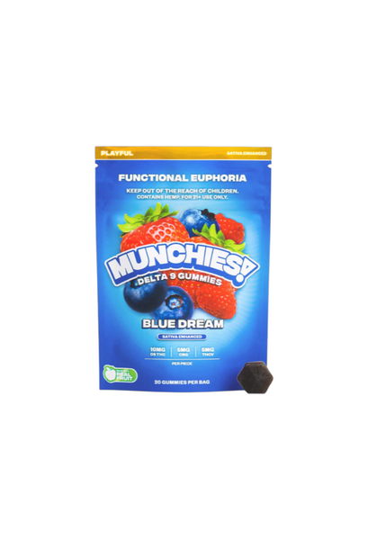 Delta Munchies Euphoria Gummies | Delta 9 | 20 Pieces | Multi Flavor