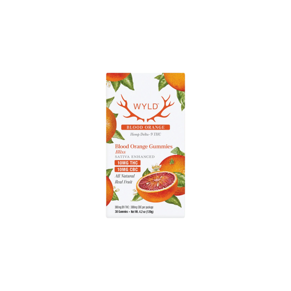 WYLD Blood Orange Delta-9 THC Gummies | Hemp Gummies