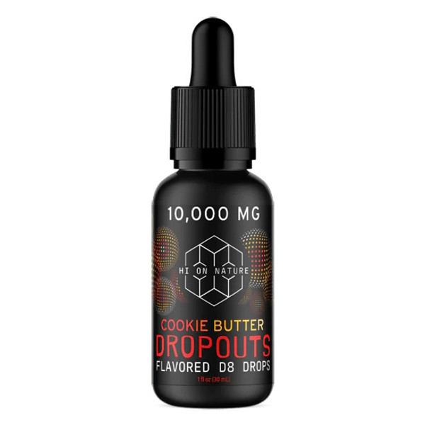 10,000mg DELTA 8 DROPOUTS Tincture - COOKIE BUTTER