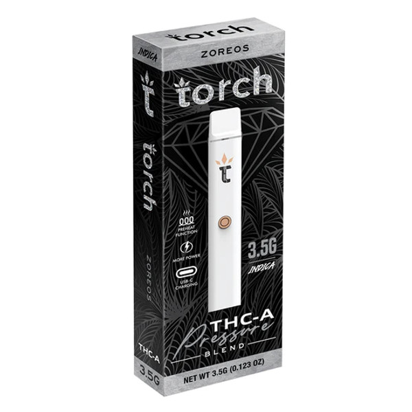 Torch Pressure Blend THCA Disposable Vape Pen | 3.5G | Indica | Zoreoz
