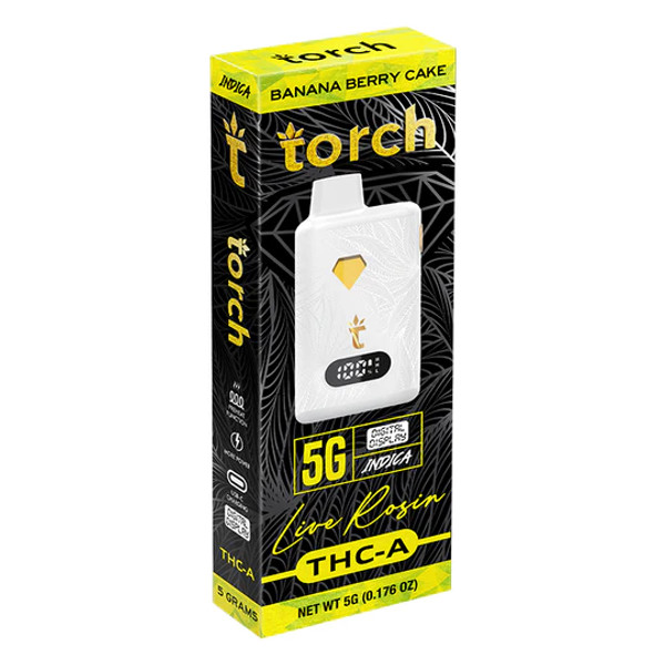 Torch Live Rosin THCA Disposable Vape Pen | 5G | Multi Flavors