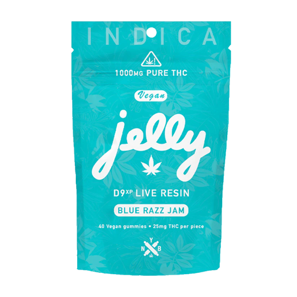 Jelly D9XP Live Resin Gummies | 1000MG THC | Vegan | Passion Fruit