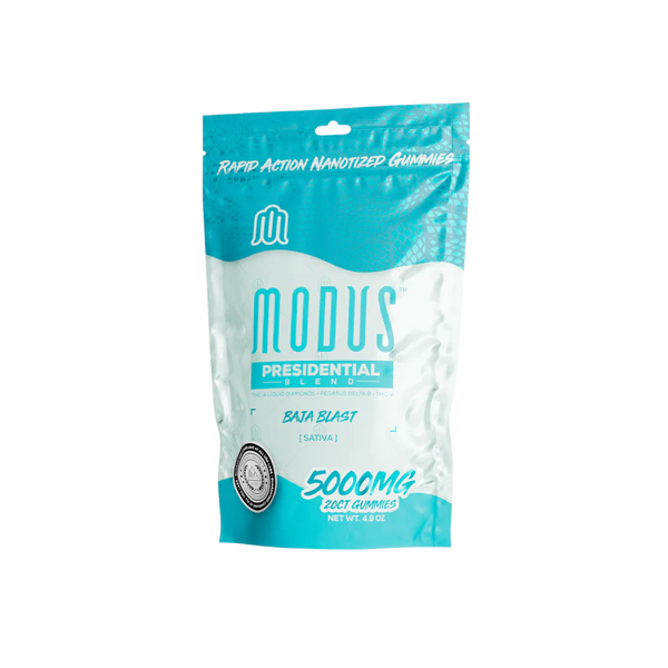 Modus Presidential Gummies | 5000MG | 20 Count | Baja Blast