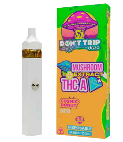 DOZO Don't Trip Mushroom Disposable Vape Pen THC-A | 2.5G | Multi Flavors