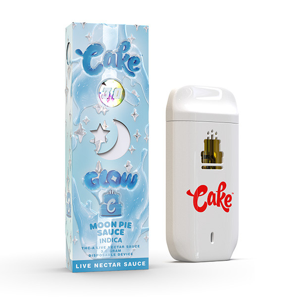 Cake Glow THC-A Disposable Vape Pen | 3G | Moon Pie Sauce