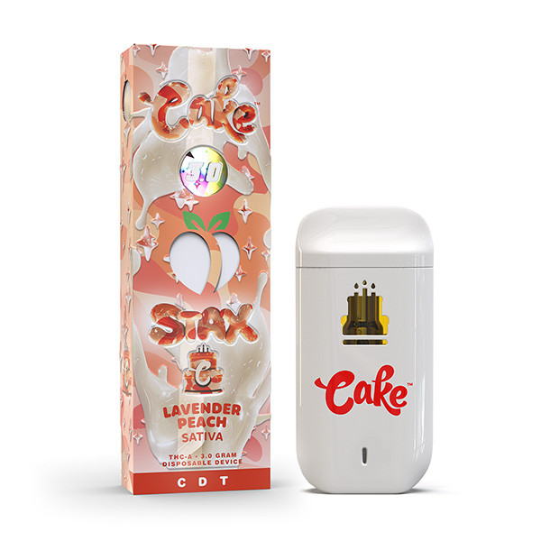 Cake Stax THC-A Disposable Vape Pen | 3G | Lavender Peach