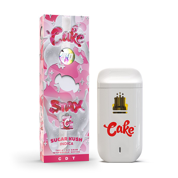 Cake Stax THC-A Disposable Vape Pen | 3G | Sugar Kush