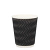 Coffee Cup 8oz Ripple Double Wall Black 500pcs Coffee Cup 8oz Ripple Double Wall Black 500pcs
