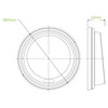 80mm Small Clear PLA BioCup Lid