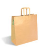 320x140x340mm Medium Flat Handle Kraft Paper Bags 320x140x340mm Medium Flat Handle Kraft Paper Bags