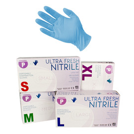 Glove Nitrile (M) Blue