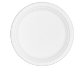 Plate Sugarcane Round 9"