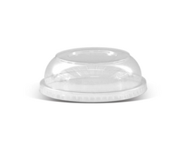 PET Dome Lid - No Hole PET Dome Lid - No Hole