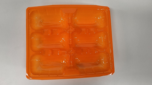 oyster tray half dozen orange