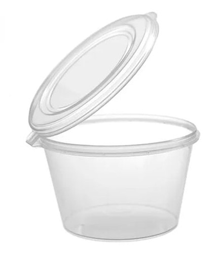 100ml Sauce Container Hinged Lid 100ml Sauce Container Hinged Lid