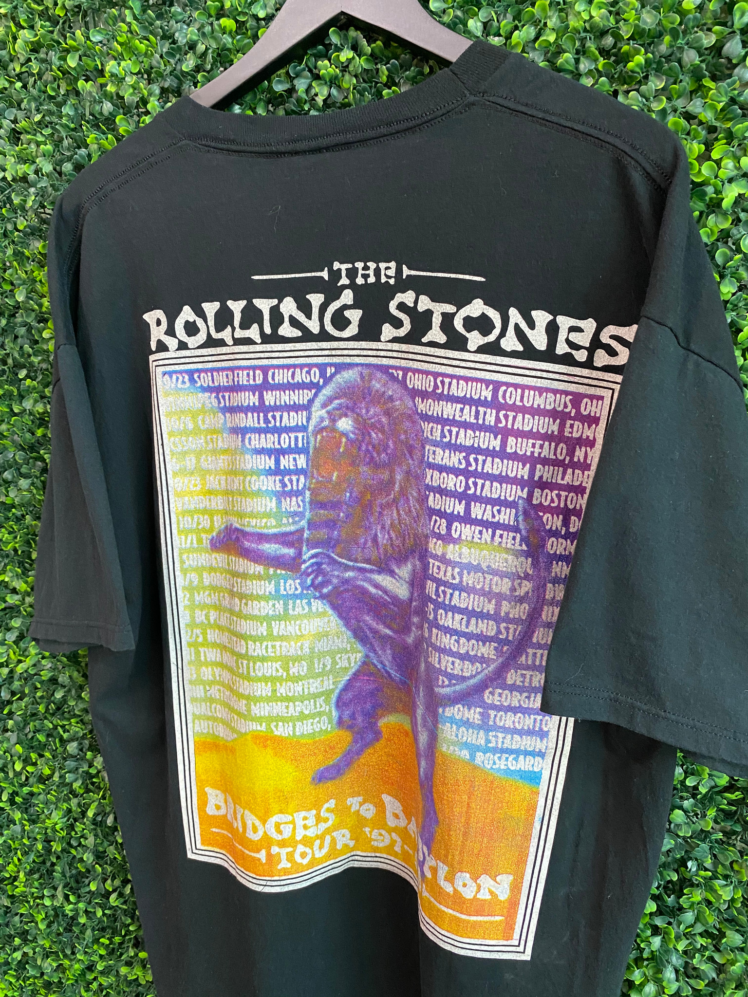 ROLLING STONES BRIDGES TO BABYLON 97-98 TOUR TEE - Primetime