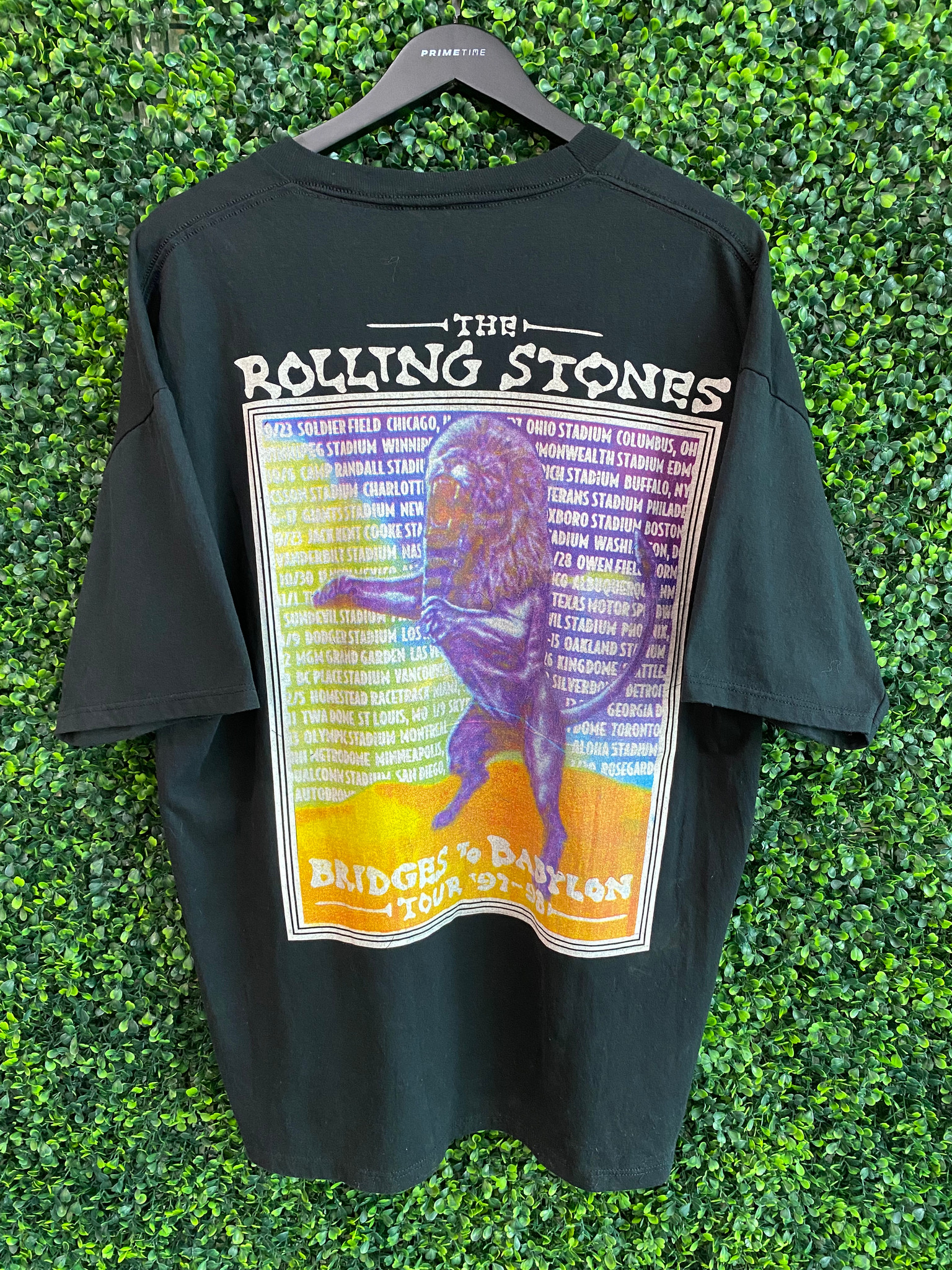 ROLLING STONES BRIDGES TO BABYLON 97-98 TOUR TEE - Primetime