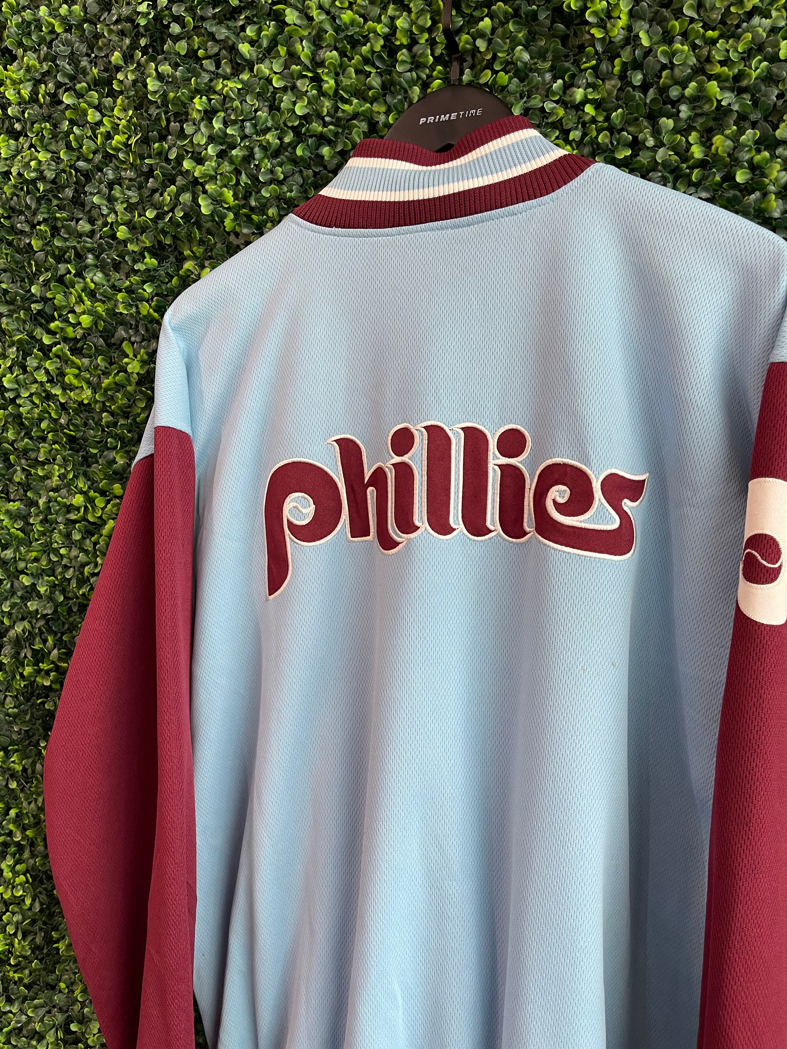 Vtg 90s Philadelphia Phillies Baseball Jacket XL Cooperstown
