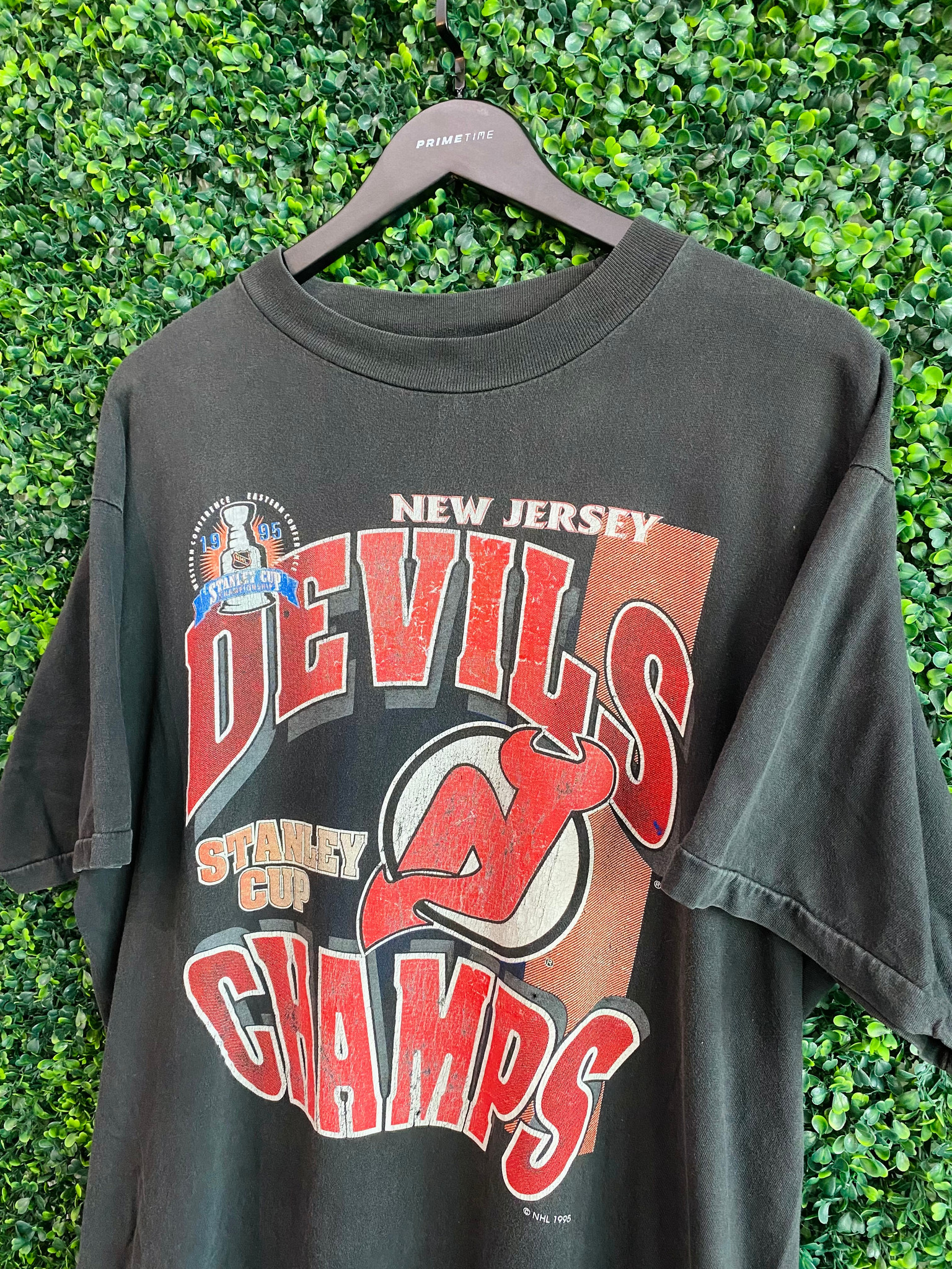 NHL New Jersey Devils 2000 Stanley Cup Champions TShirt Size M NOS