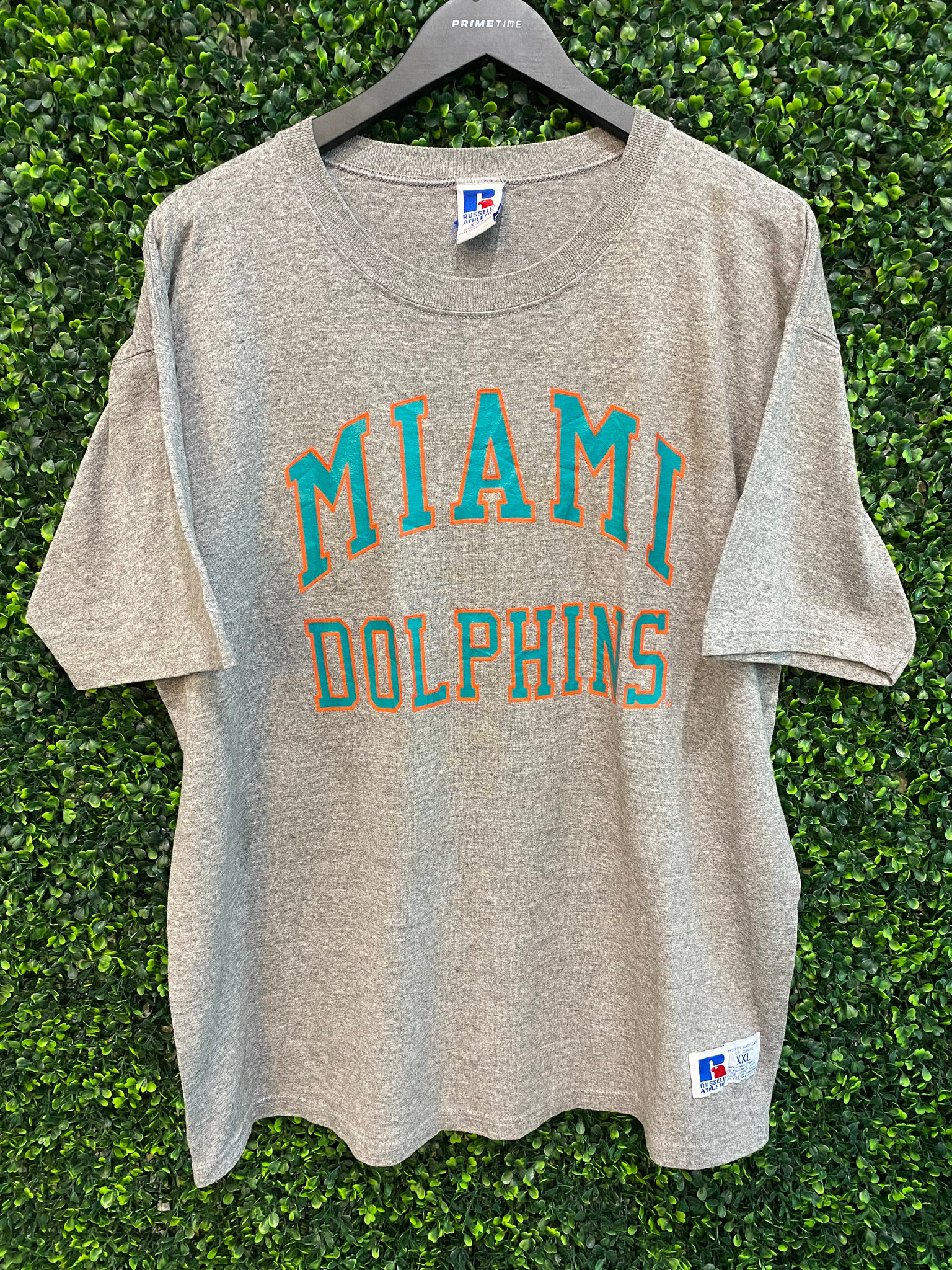 VINTAGE MIAMI DOLPHINS RUSSELL ATHLETIC TEE - Primetime