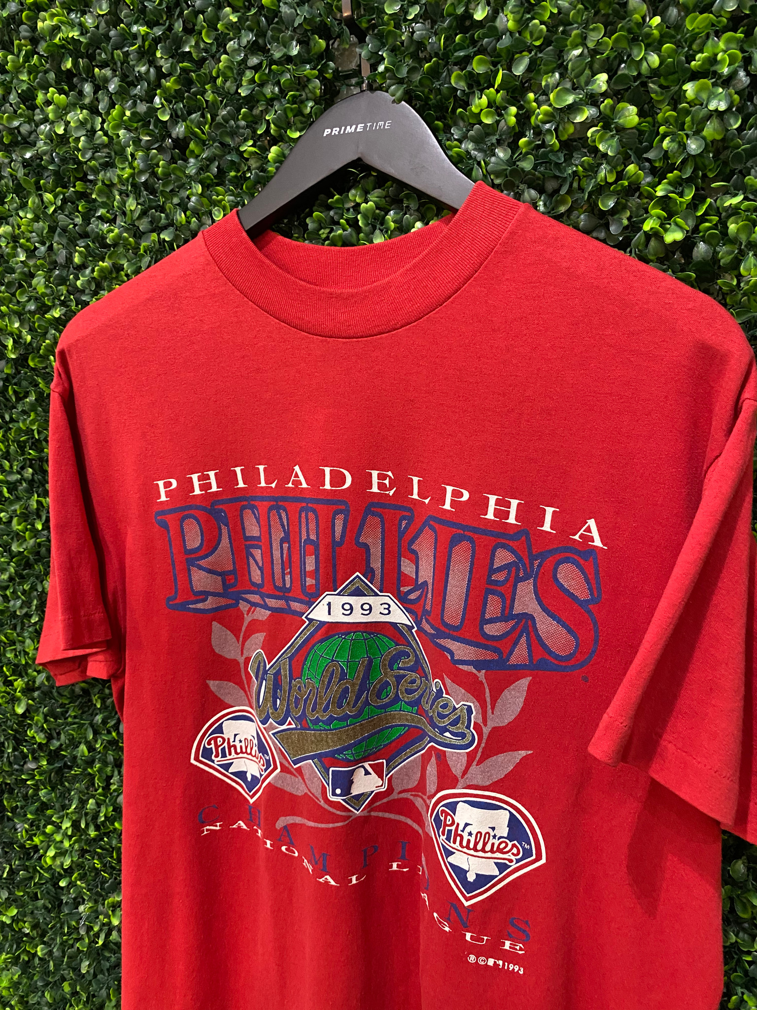 VINTAGE PHILADELPHIA PHILLIES 1993 WORLD SERIES TEE - Primetime