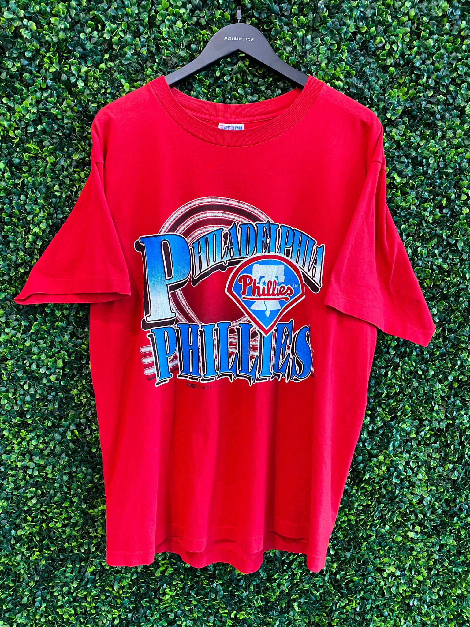 VINTAGE PHILADELPHIA PHILLIES TRENCH ULTRA TAG TEE - Primetime