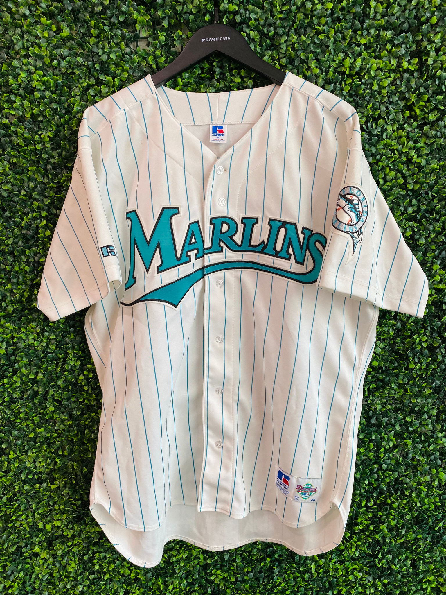 Vintage Russell Florida Marlins Jersey Diamond Collection MLB