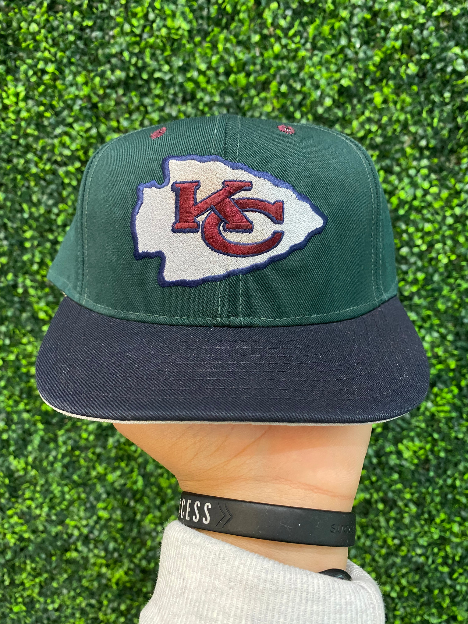 KANSAS CITY CHIEFS Logo7 Script Vintage Snapback Hat Cap 