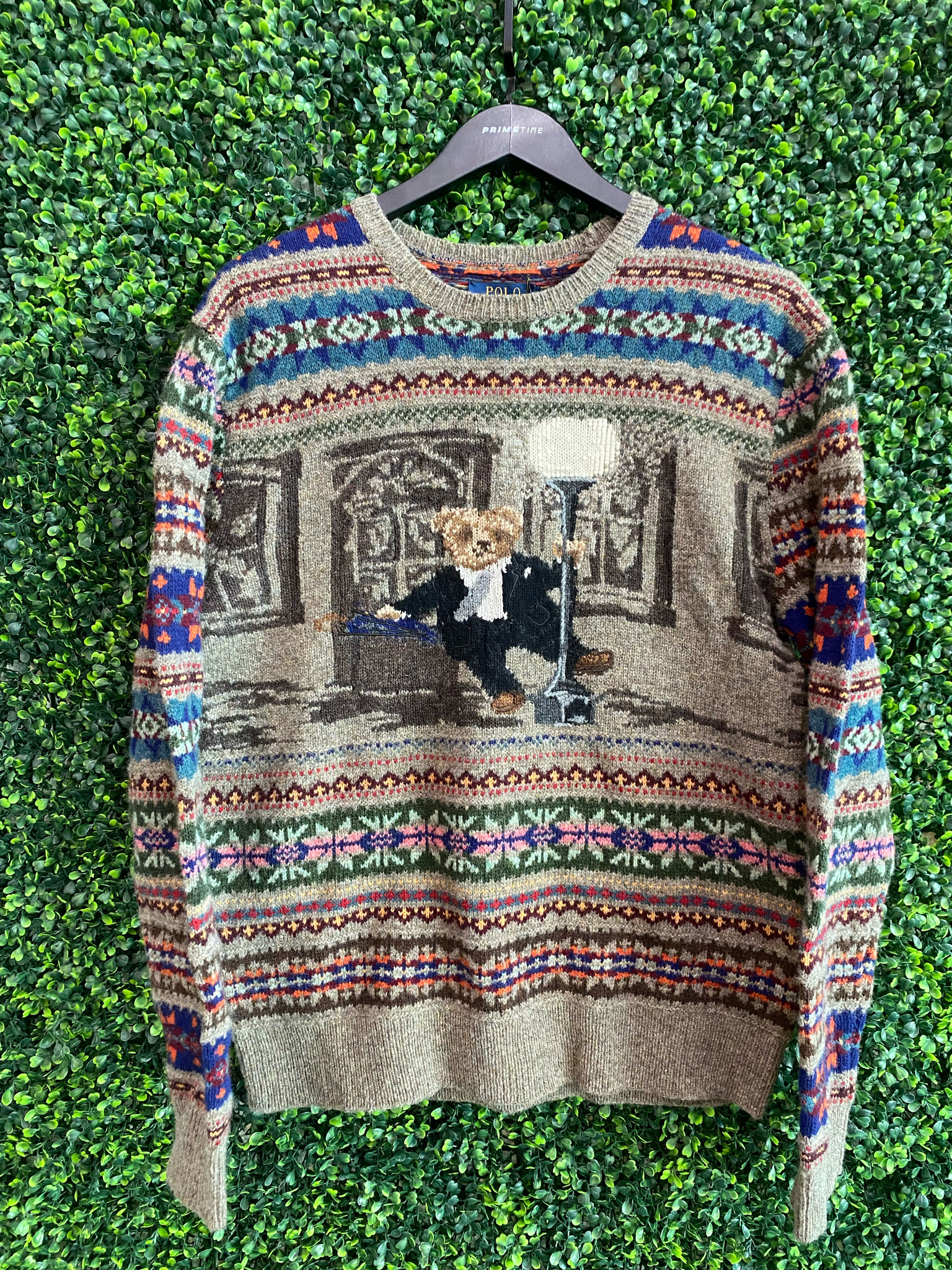 BRAND NEW POLO RALPH LAUREN DANCING IN THE RAIN BEAR SWEATER - Primetime
